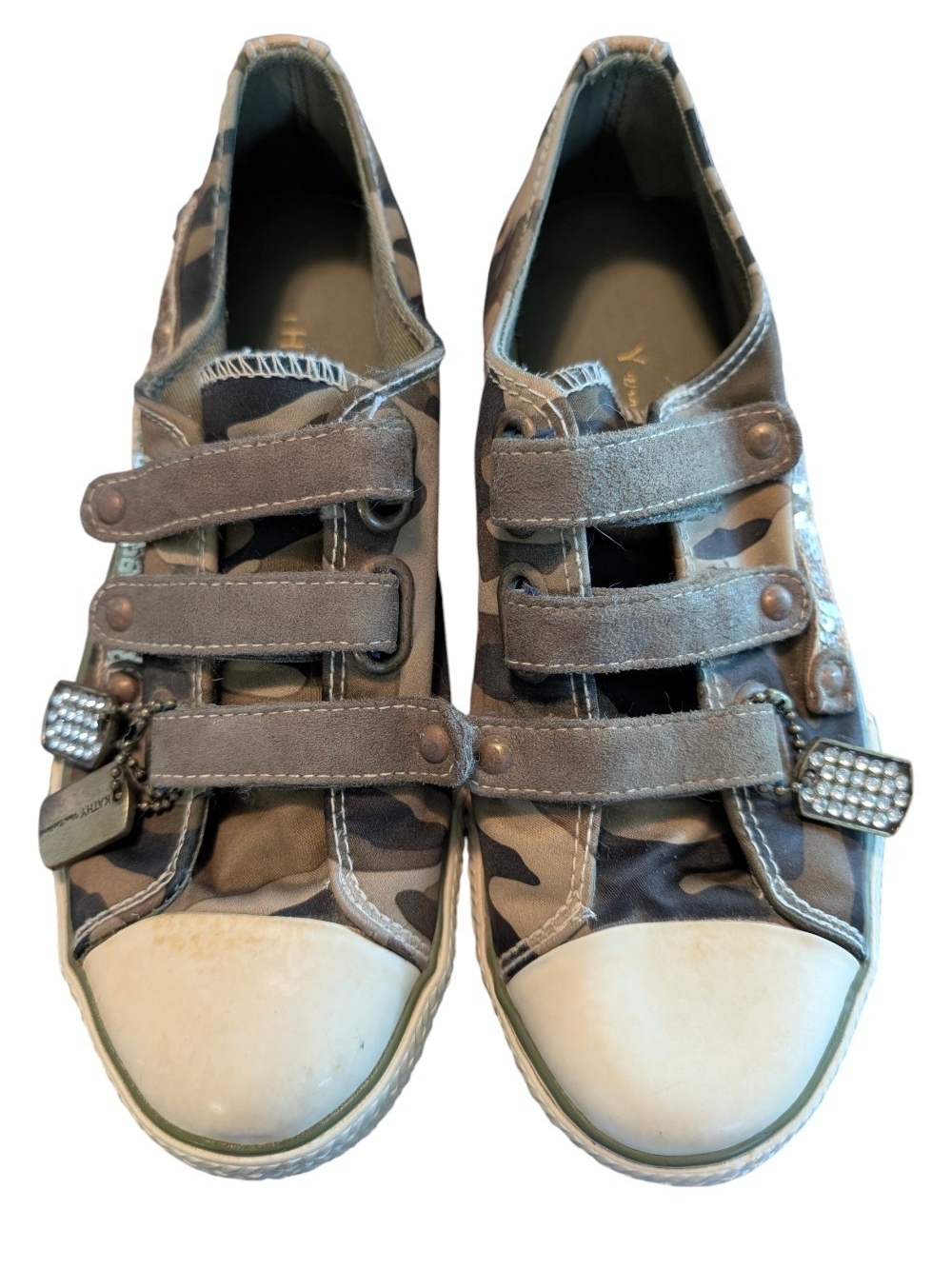 Vintage Kathy Van Zeeland Camo Sneakers